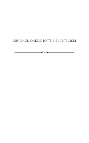 Michael Oakeshott's Skepticism