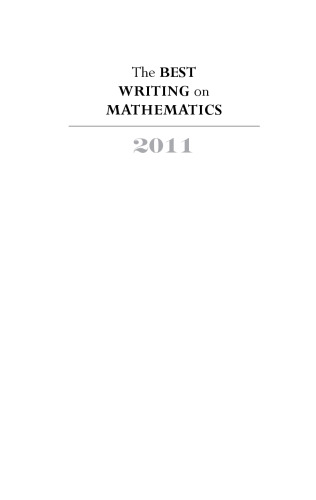 The Best Writing on Mathematics 2011