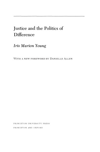 Justice and the Politics of Difference