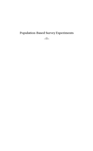 Population-Based Survey Experiments