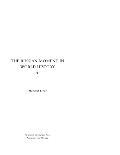 The Russian Moment in World History