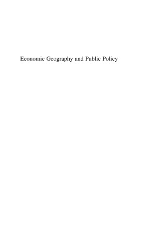 Economic Geography and Public Policy