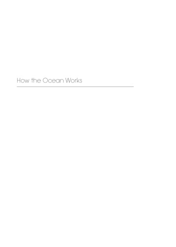 How the Ocean Works: An Introduction to Oceanography