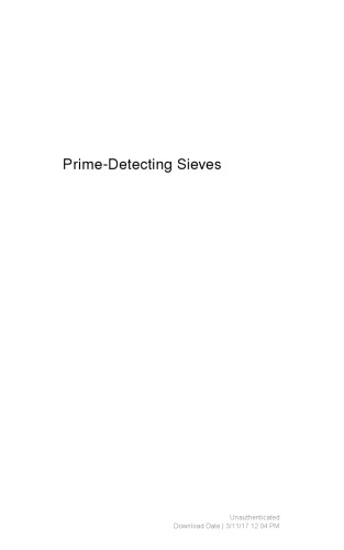 Prime-Detecting Sieves