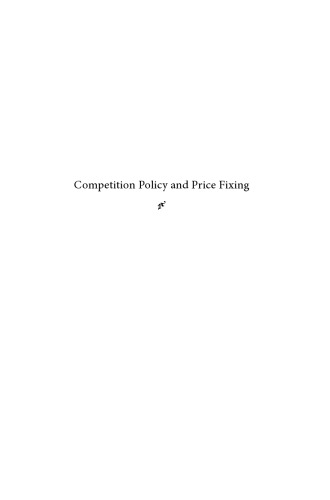 Competition Policy and Price Fixing