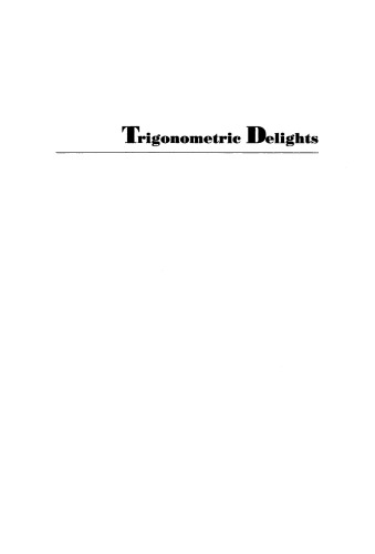Trigonometric Delights