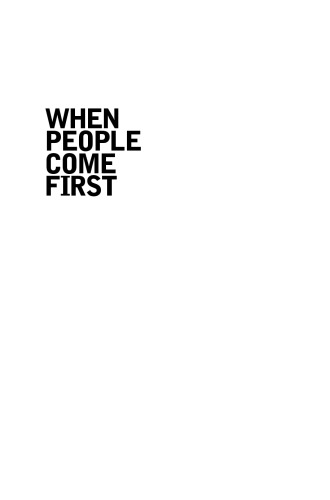 When People Come First: Critical Studies in Global Health