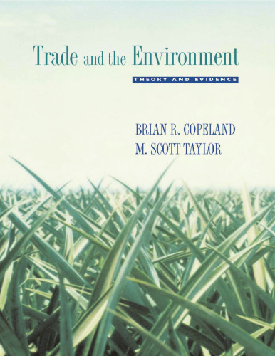Trade and the Environment : Theory and Evidence