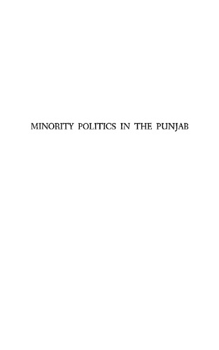 Minority politics in the Punjab.
