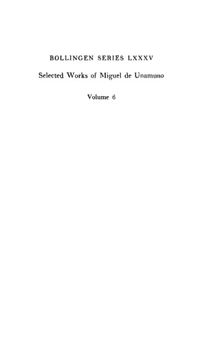Selected Works of Miguel de Unamuno, Volume 6: Novela/Nivola