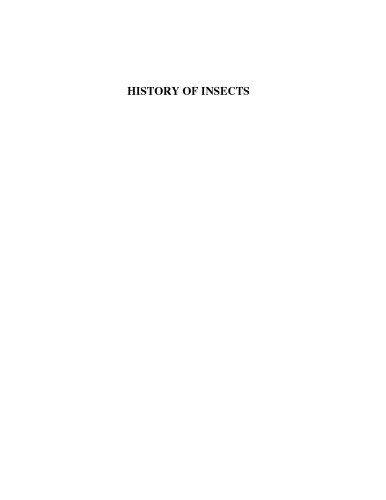 History of Insects