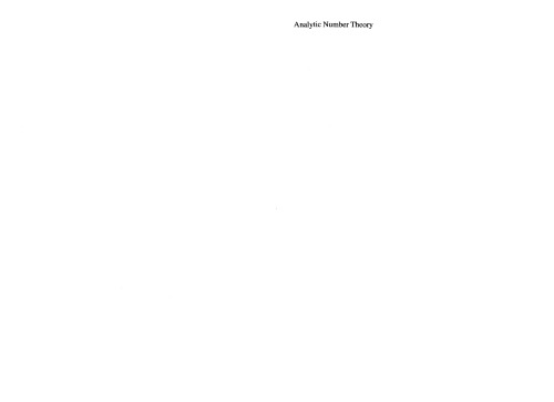 Analytic Number Theory- Jia & Matsumoto
