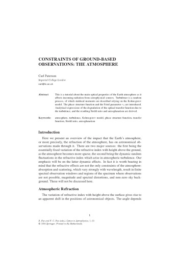Optics in astrophysics