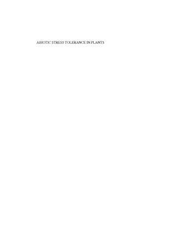 Abiotic stress tolerance in plants