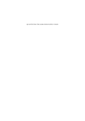 Quantifying the Agri-Food supply Chain