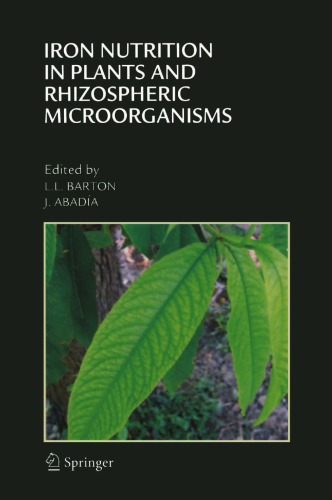 Iron Nutrition in Plants and Rhizospheric Microorganisms