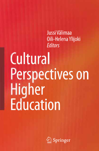 Cultural Perspectives on Higher Education