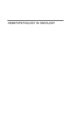 Hematopathology in Oncology