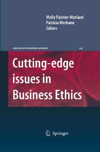 Cutting-edge issues in Business Ethics: Continental Challenges to Tradition and Practice
