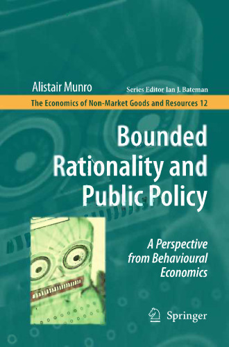 Bounded Rationality and Public Policy: A Perspective from Behavioural Economics