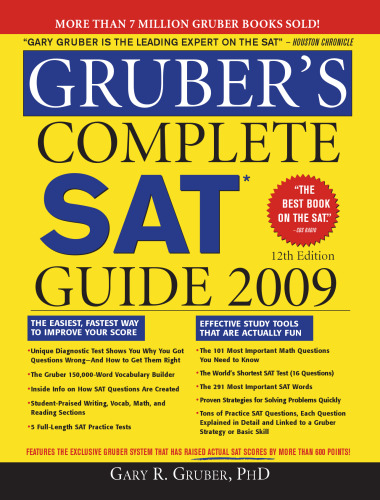 Gruber's Complete SAT Guide 2009