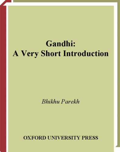 Gandhi: a very short introduction