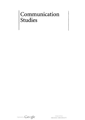 Communication Studies