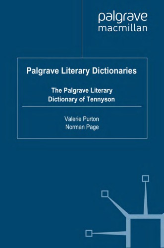 The Palgrave literary dictionary of Tennyson