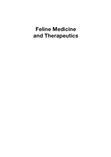 Feline Medicine and Therapeutics, Third Edition
