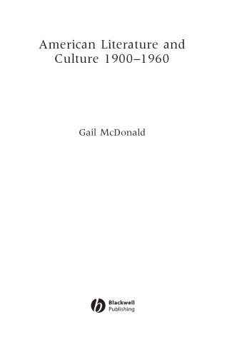 American Literature and Culture 1900-1960
