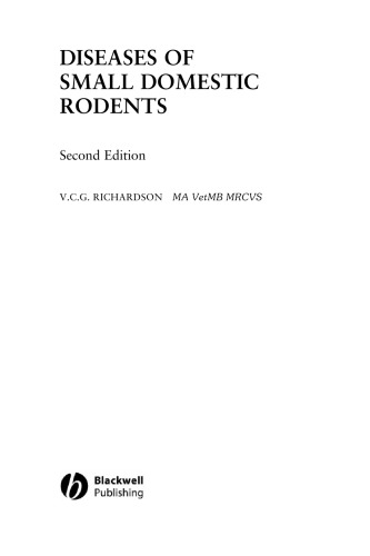 Diseases of small domestic rodents