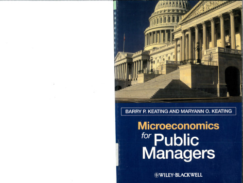 Microeconomics for Public Managers
