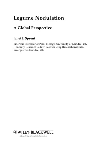 Legume nodulation: a global perspective