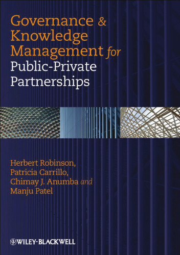 Governance & Knowledge Management for Public-Private Partnerships
