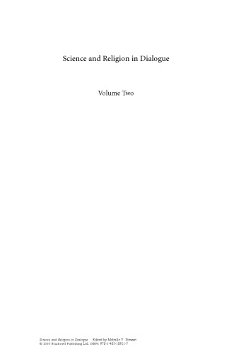 Science and Religion in Dialogue