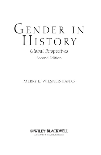 Gender in history: global perspectives