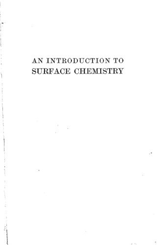 An Introduction To Surface Chemistry