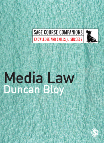 Media Law (SAGE Course Companions)