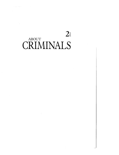 About Criminals: A View of the Offenders' World