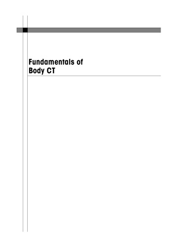 Fundamentals of Body Ct (3rd Edition)