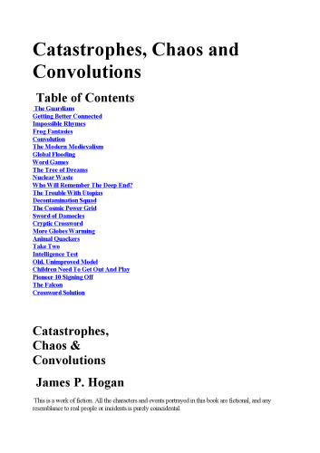 Catastrophes, Chaos & Convolutions
