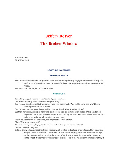 The Broken Window