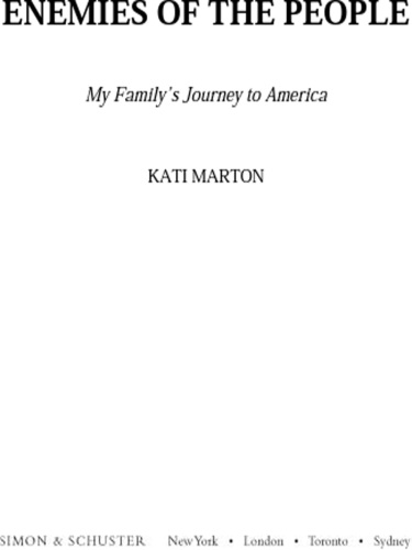Enemies of the People: My Family's Journey to America