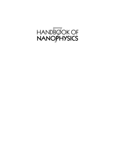 Handbook of nanophysics. / no. 7, Nanomedicine and nanorobotics