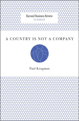 A Country Is Not a Company (Harvard Business Review Classics)