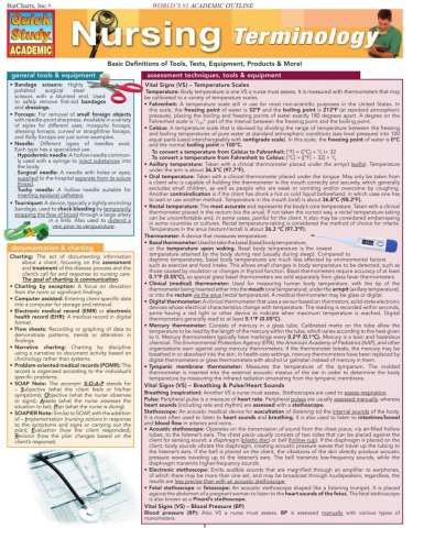 Nursing terminology