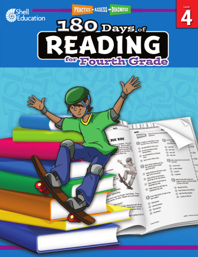 Practice, Assess, Diagnose : 180 Days of Reading for Fourth Grade