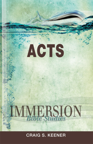 Immersion Bible Studies: Acts
