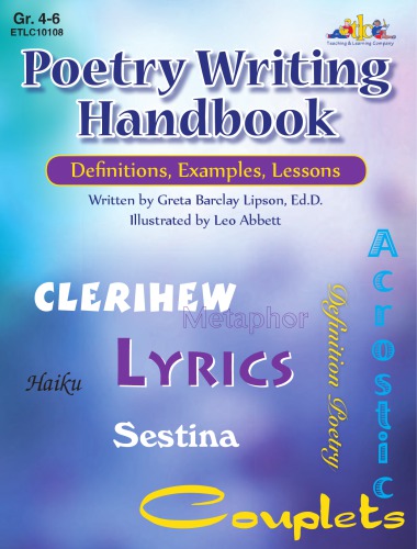 Poetry Writing Handbook (ENHANCED eBook): Definitions, Examples, Lessons