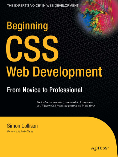 Beginning CSS web development : from novice to professional